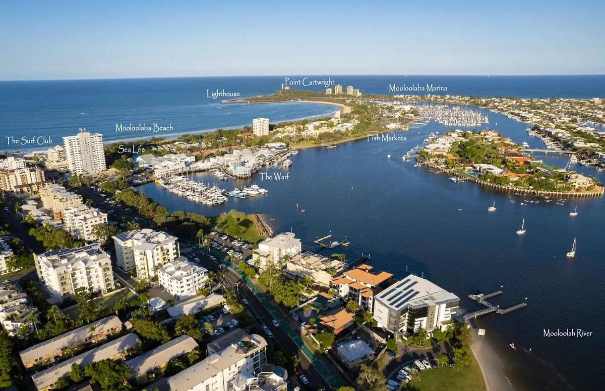 Incredible Beachside Penthouse-Riva11 Mooloolaba Apartmán